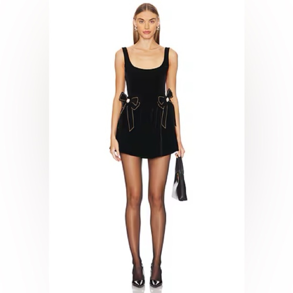 Show Me Your MuMu Black Ricci skort dress